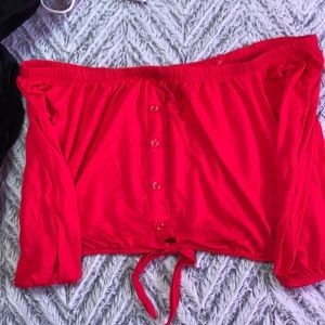 Pacsun off the Shoulder shirt BRAND NEW w Tags